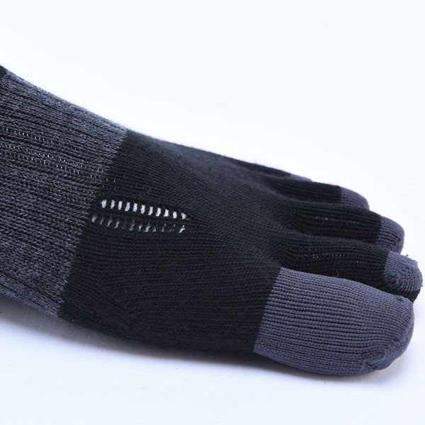 【右足+1足組(1.5足)】M-RACING メリノウール ランニング グリップ ソックス ショート JG(5本指) - 11