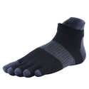 【右足+1足組(1.5足)】M-RACING メリノウール ランニング グリップ ソックス ショート JG(5本指) - 14