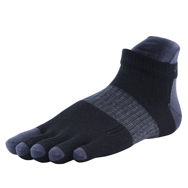 【右足+1足組(1.5足)】M-RACING メリノウール ランニング グリップ ソックス ショート JG(5本指) - 14