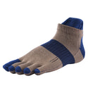 【右足+1足組(1.5足)】M-RACING メリノウール ランニング グリップ ソックス ショート JG(5本指) - 17