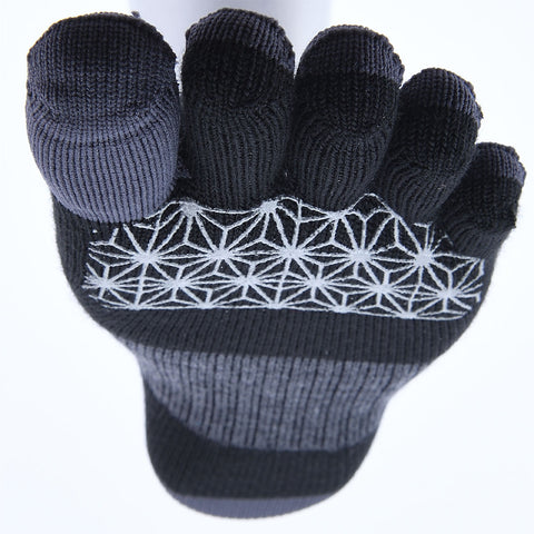 M-RACING メリノウール ランニング グリップ ソックス ショート JG (5本指) MWS5003JG - 0