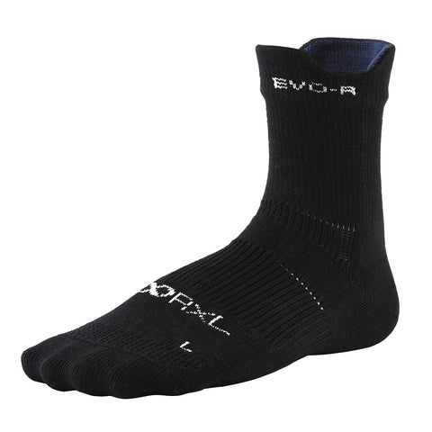 10ブラック 【右足+1足組(1.5足)】R×L EVO-RL ランニング ソックス ロング(ラウンド) RNS1005