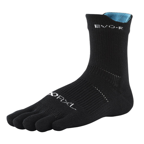 10ブラック 【左足+1足組(1.5足)】R×L EVO-FL ランニング ソックス ロング(5本指) RNS5008