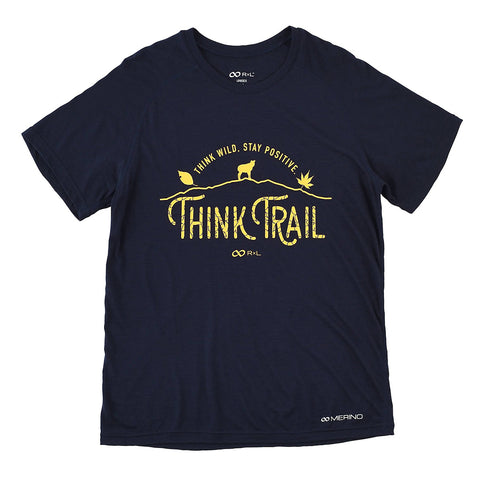 THINK TRAIL メリノウール ウルトラライト 天竺 ユニ Tシャツ(ユニセックス) TMS9002HB【公式ストア限定】