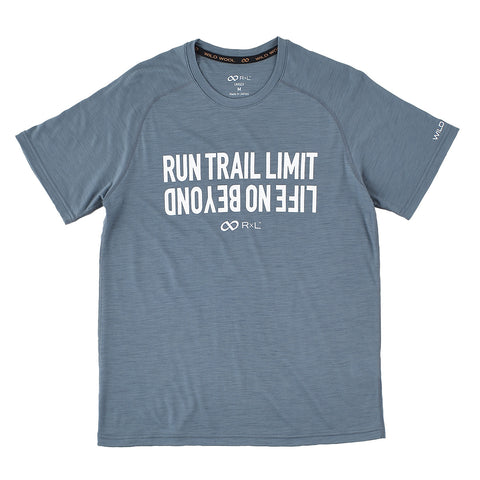 20ブルー WILD WOOL RTL メリノウール ウルトラライト 天竺 ユニ Tシャツ(ユニセックス) TMS9003H【公式ストア限定】