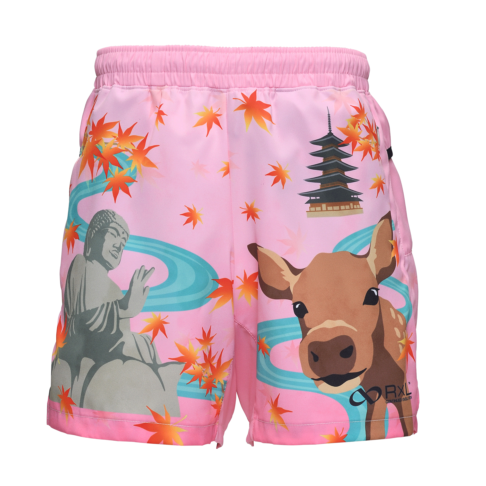 nala ナラ ショートパンツ 奈良 シカ ランニング 6ポケット パンツ(レディース)【ご当地