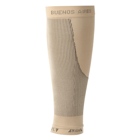 【白ストッキングに透けにくい】BUENOS AIRES 段階着圧 コンプレッションゲイター(ふくらはぎサポーター)【左右一組】FS-9000 - 0