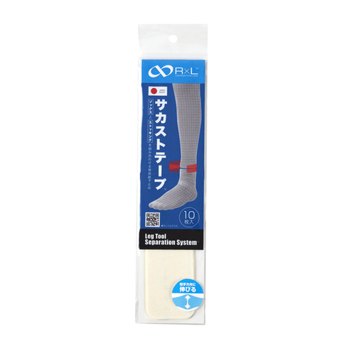 ホワイト LTSS サカストテープ(10枚入り)【サッカー セパレートソックス専用テープ】FSK-1000