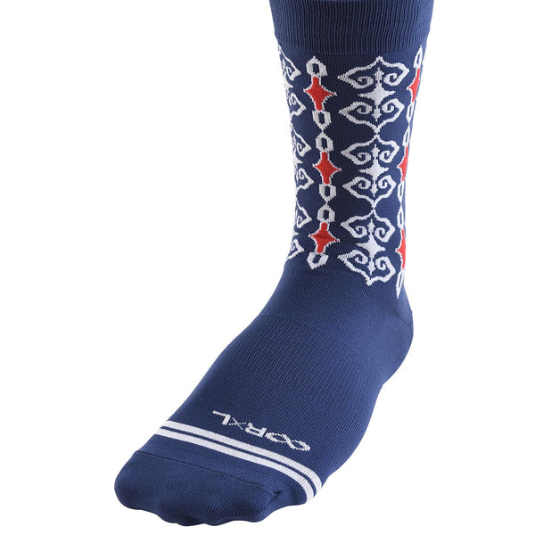 EARTH【ウズマキ】バイク ソックス(ラウンド) BKS1012-UZ【公式ストア限定】【OUTLET】 ※交換・返品不可 - 1