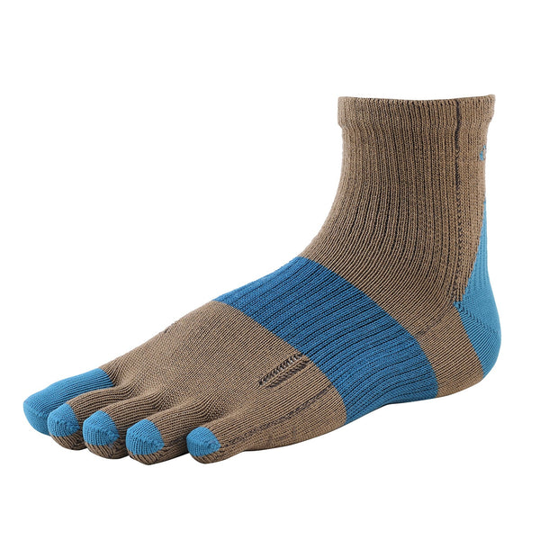 【右足+1足組(1.5足)】M-RACING メリノウール ランニング ソックス レギュラー(5本指) MWS5001G - 2