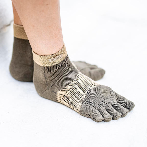 【右足+1足組(1.5足)】LIFT ランニング アーチサポート ソックス(5本指) RA-3001 【新色追加】 - 23