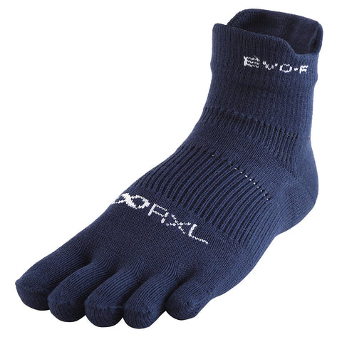 25ネイビー R×L EVO-FM ランニングソックス MID (5本指) RNS5004