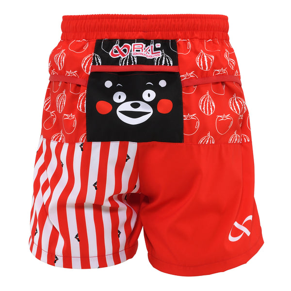 熊本 ずんずん レッド(くまモン柄) ランニング 6ポケット ショートパンツ(レディース)【ご当地パンツ】 TRP21KMMW5【公式ストア限定】 - 2