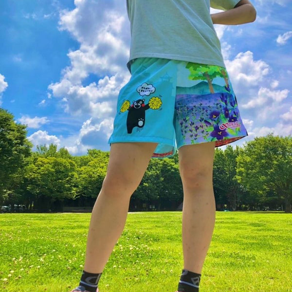 熊本 がまだせ!熊本パンツ(くまモン柄) ランニング 6ポケット ショートパンツ(レディース)【ご当地パンツ】 TRP21KMTW5【公式ストア限定】 - 12