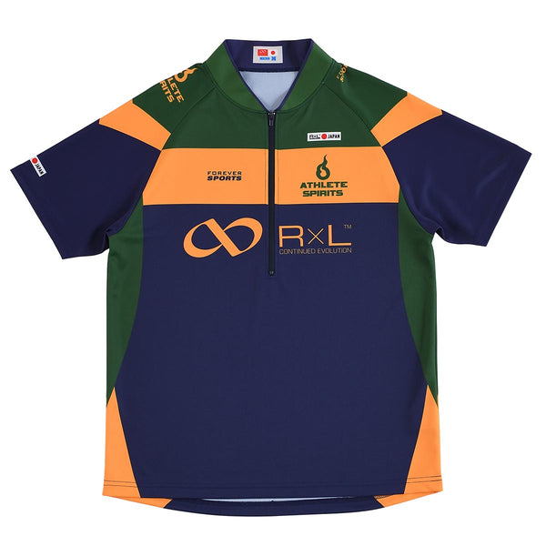 【Sのみ】Active レーシング ハーフジップ ウェア 半袖(メンズ) TRS1013H【公式ストア限定】【OUTLET】 ※交換・返品不可 - 1