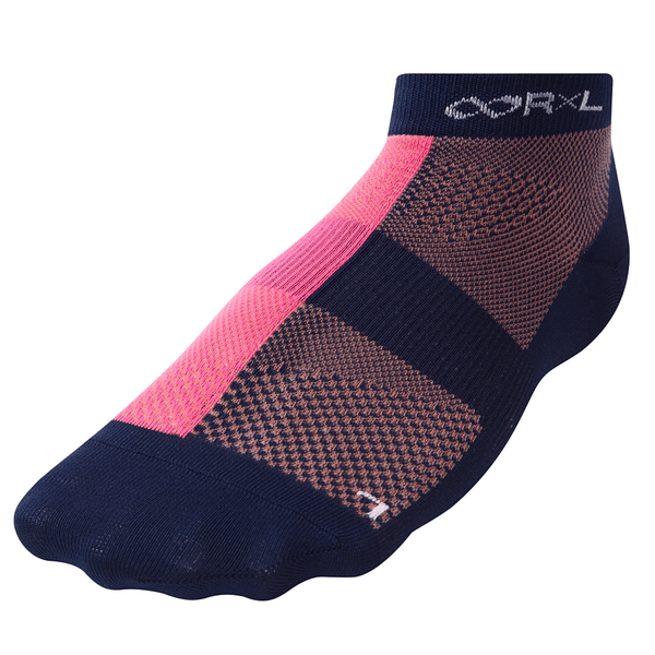 【左足+1足組(1.5足)】レーシング グリップ ソックス(ラウンド) TRR-20R - 24