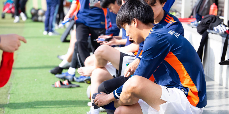 成城大学サッカー部 R×Lフットボールソックス試着会