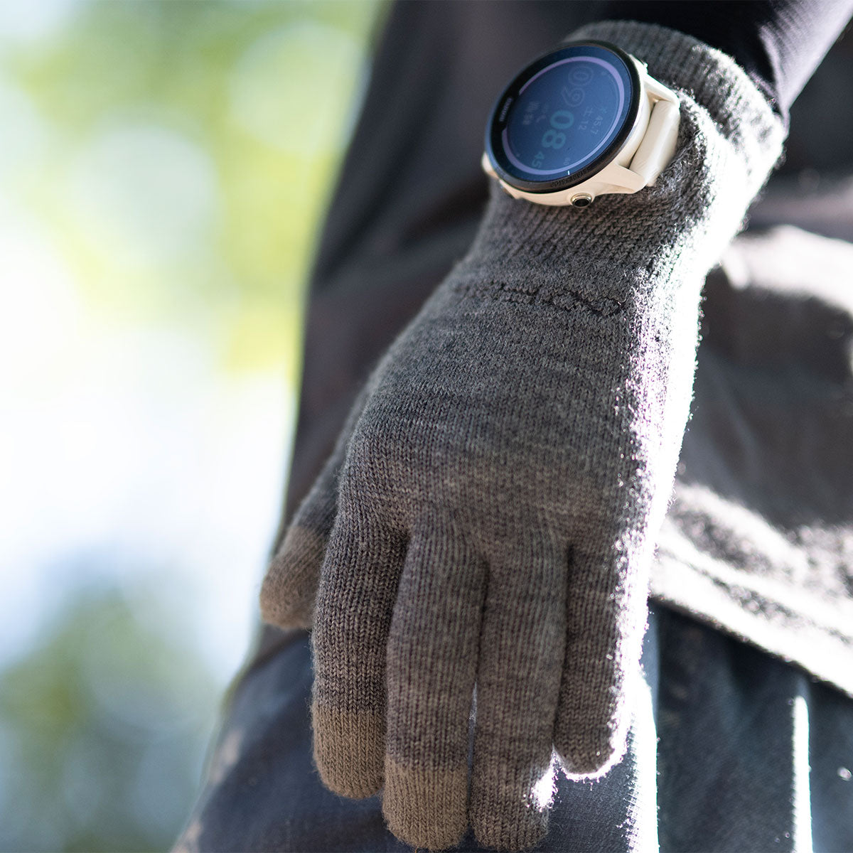 更に暖かい厚み】メリノウール グローブ ミッド G(滑り止め付き