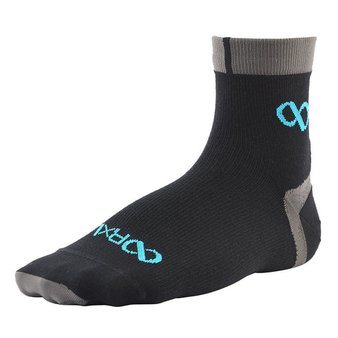  10ブラック 【左足＋1足組(1.5足)】HEEL LOCK S バイク ソックス(ラウンド) BKS1007G