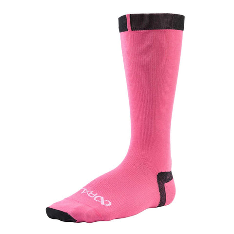  41ローズピンク 【右足＋1足組(1.5足)】HEEL LOCK R バイク ソックス(ラウンド) BKS1006G