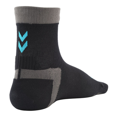 【右足＋1足組(1.5足)】HEEL LOCK S バイク ソックス(ラウンド) BKS1007G - 0