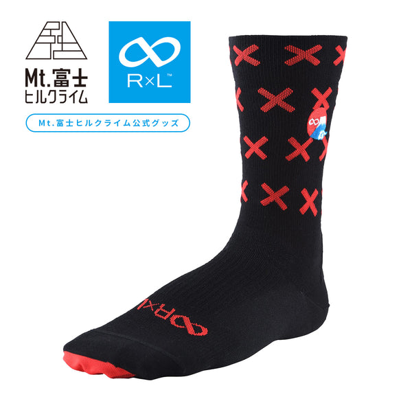 【Mt.富士ヒルクライム公式】R×L Mt.FUJI HC バイク ソックス(ラウンド) BKS1008【送料R×L負担】【予約：5月中旬】 - 10