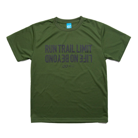  64モスグリーン RUN TRAIL LIMIT ドライ Tシャツ(ユニセックス) TRS9003H