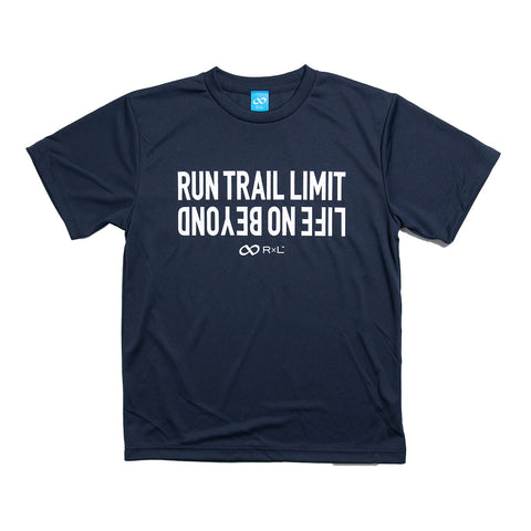  25ネイビー RUN TRAIL LIMIT ドライ Tシャツ(ユニセックス) TRS9003H