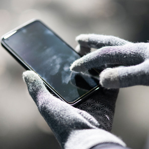 【激走祭先行販売】【薄いのに暖かい】メリノウール グローブ ライト G(滑り止め付き・スマホ対応・ウォッチウィンドウ両手対応) MWA9507G【公式ストア限定カラー】 - 2