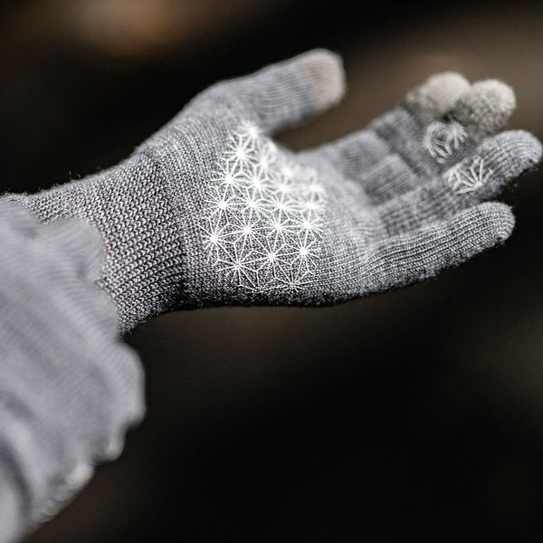 【激走祭先行販売】【薄いのに暖かい】メリノウール グローブ ライト G(滑り止め付き・スマホ対応・ウォッチウィンドウ両手対応) MWA9507G【公式ストア限定カラー】 - 6