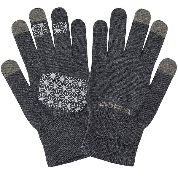 【薄いのに暖かい】メリノウール グローブ ライト G(滑り止め付き・スマホ対応・ウォッチウィンドウ両手対応) MWA9507G - 13