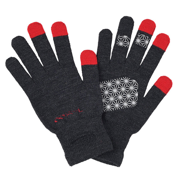 【激走祭先行販売】【更に暖かい厚み】メリノウール グローブ ミッド G(滑り止め付き・スマホ対応・ウォッチウィンドウ両手対応) MWA9508G【Runtripコラボ限定カラー】 - 7