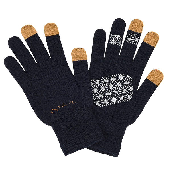 【激走祭先行販売】【更に暖かい厚み】メリノウール グローブ ミッド G(滑り止め付き・スマホ対応・ウォッチウィンドウ両手対応) MWA9508G【Runtripコラボ限定カラー】 - 9