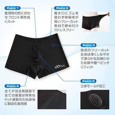 完全無縫製 ウルトラ インナーパンツ N ナイロン(メンズ)【公式ストア限定】 TIP1002S - 0