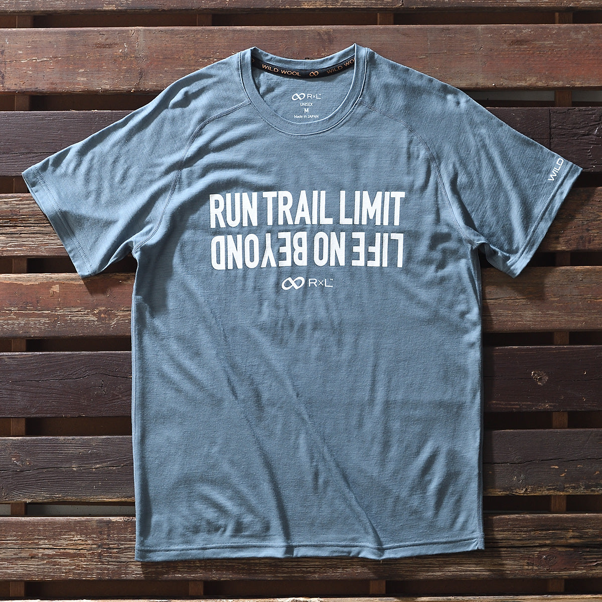 WILD WOOL RTL メリノウール ウルトラライト 天竺 ユニ Tシャツ(ユニ