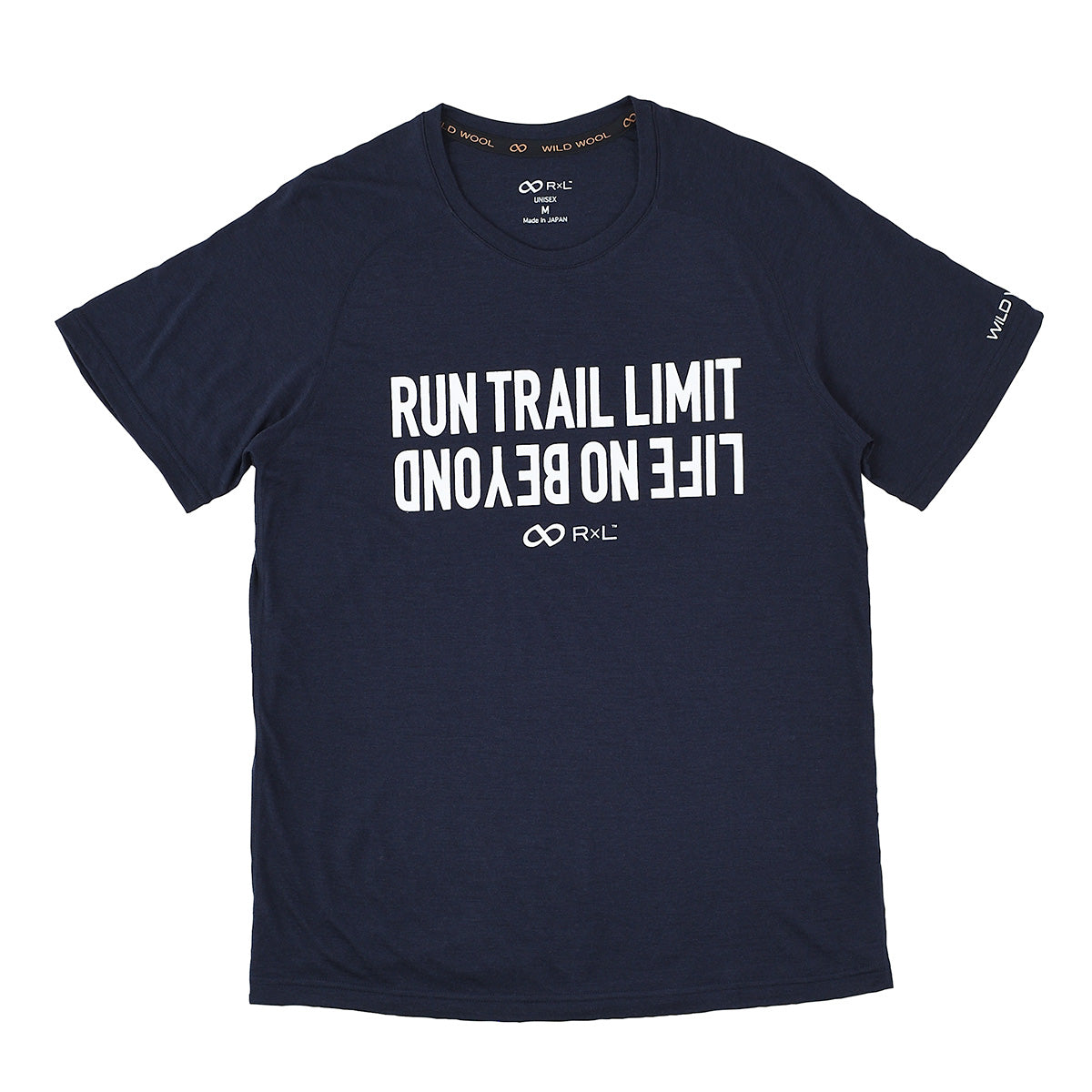 WILD WOOL RTL メリノウール ウルトラライト 天竺 ユニ Tシャツ(ユニ