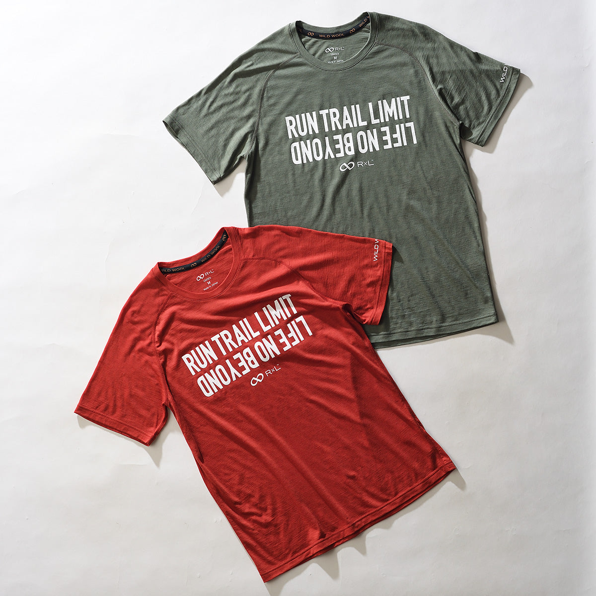 WILD WOOL RTL メリノウール ウルトラライト 天竺 ユニ Tシャツ(ユニ
