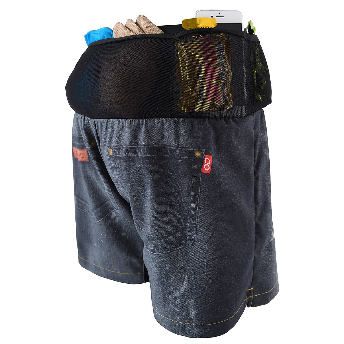 ランニングパンツ WILD DRY DENIM V ランニングパンツ PM6ポケット ショート 7inch