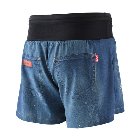  9120デニムブルー WILD DRY DENIM V ランニングパンツ  PM6ポケット ショート 7inch(レディース) TRP5009S【公式ストア限定】