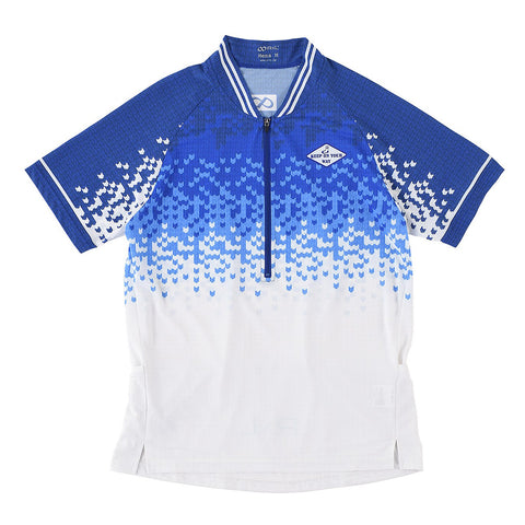  20ブルー WILD DRY ランニング ハーフジップ 3ポケット シャツ(メンズ) TRS9010H【公式ストア限定】