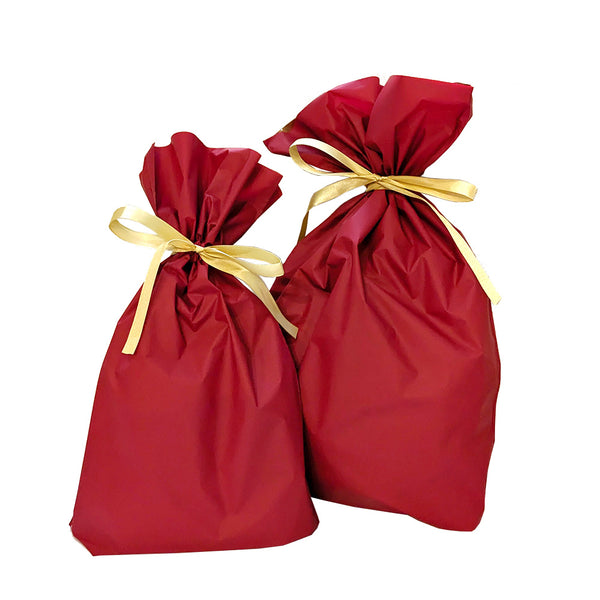 ギフトラッピング袋 (リボン付き) クリスマス・誕生日・父の日・母の日