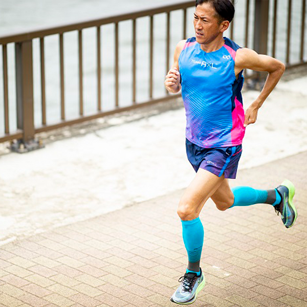 【左足＋1足組(1.5足)】特殊段階編立 ランニング ハイソックス(5本指) TRR-211H - 4