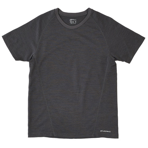  11チャコール メリノウール ウルトラライト メッシュ Tシャツ(メンズ) TRS1015S【公式ストア限定】